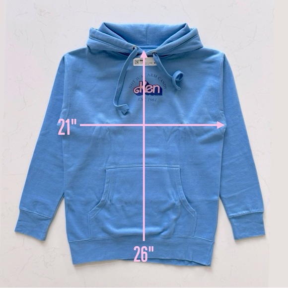 Mattel Creations Barbie Signature Kencore™ Not Just Arm Candy Unisex Hoodie - Picture 4 of 9